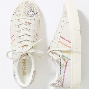 Anthropologie x Gola Orchid II Sneakers Rainbow Suede Women’s Size 7